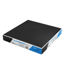 10  Vinyl  BLACK  Suspended  Ceiling Tiles 595x595mm wipeable free P & P