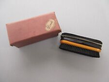 Compact vintage Linek Zipp 369 travel shoe shine brush kit set boxed incomplete