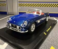 Ferrari 250 GT California Spyder 1957 Blue 1:24 Scale Model Car in Display Case