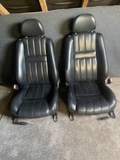 Genuine Mgf Tf Leather Seats Black Nice Upgrade Fit Vw Camper