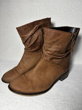 Next Wide Fit Tan Nubuck