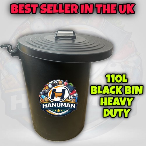 110l extra large dustbin 110 - 110l,