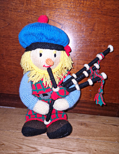 Hand knitted doll great - hand-knitted,