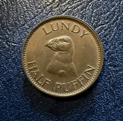 1929 Lundy Island Half Puffin