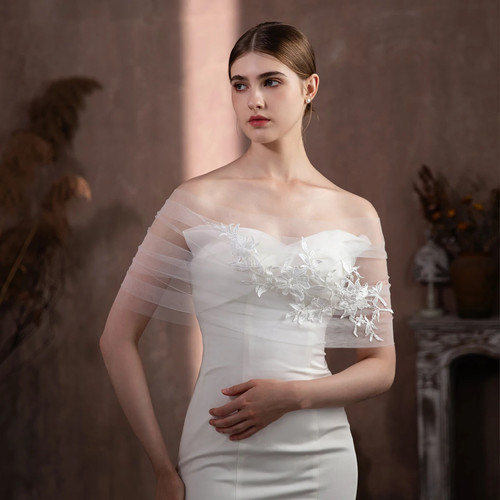 Elegant wedding dress wraps - dress,