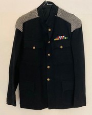 Genuine Vintage British Army No 1 officers dress uniform with chainmail epaulets