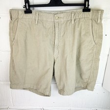 Mens Levis XX Chino EZ Corduroy Shorts Beige Size XL W38 Waterless