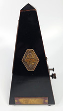 MAELZEL METRONOME DATED 1912 WELSH CHURCH PRESENTATION PIECE 9" TALL WORKING