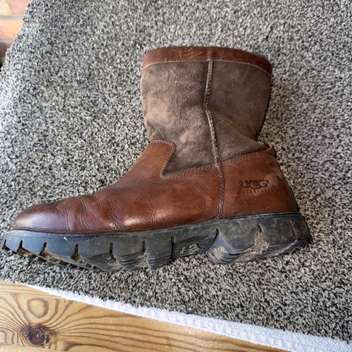 Ugg mens boots used - boots, leather