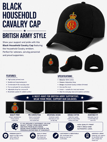 Household cavalry printed - household,