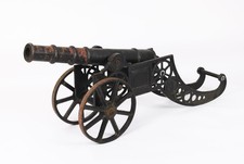 Antique Decorative Cast Iron Cannon Early 20th Century