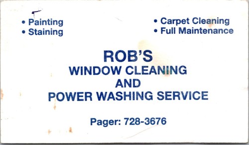 Rob window cleaning unknown - window,