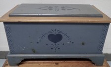 Distressed Blue Painted Pine