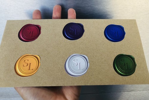 Wax seal effect flat - seal,