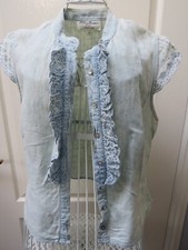 Phase Eight Denim Top Size 12
