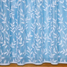 Lisa Leaf Net Curtains ~ Sold By The Metre ~ Lace Voile