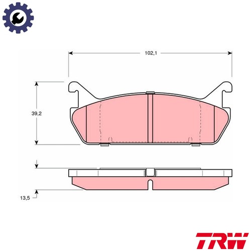 Brake pad set disc - brake,