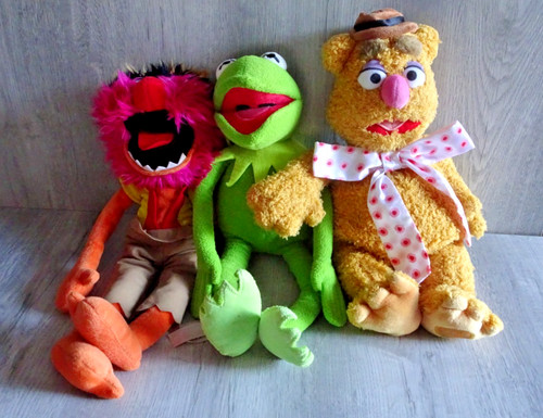 Muppet plush lot fozzie - muppet, x3