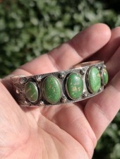 EARLY NAVAJO GREEN TURQUOISE