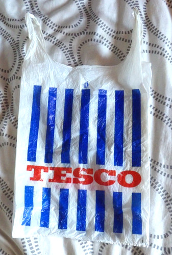 Tesco vintage carrier bag