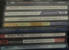 9 x Wurlitzer / Theatre Organ CD’s - All LIsted