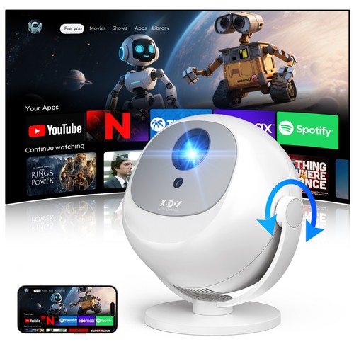 Smart projector led - 5g, wifi