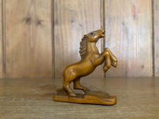 vintage wooden carved horse