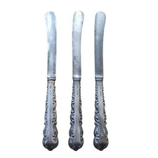 3 Antique 1900 Sterling Silver
