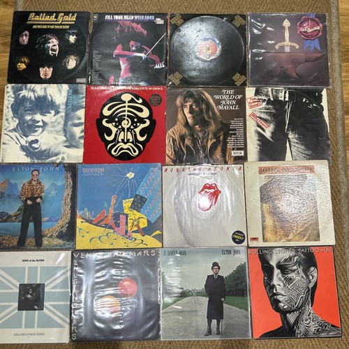 Job lot 16lps rock prog - lot, of