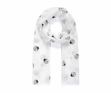 Beautiful Ladybird Embossed Scarf / Shawl 70 X 180 CM Various Colours Available 