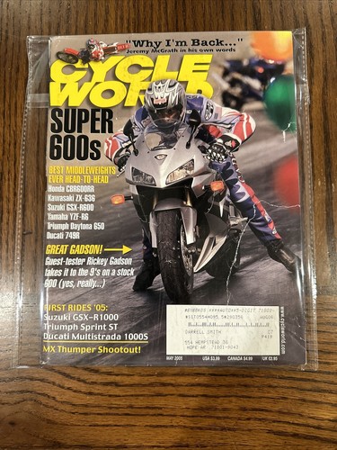 Cycle world magazine may 2005 - magazine,