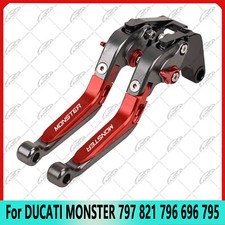 Motorcycle Adjustable Brake Clutch Levers For DUCATI MONSTER 797 821 796 696 795