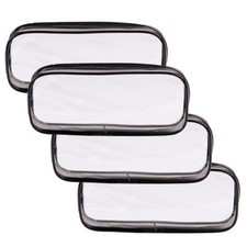 4 PCS Clear PVC Pencil Case