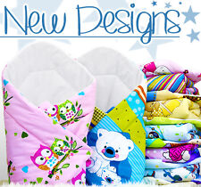 BABY SWADDLE WRAP NEWBORN INFANT BEDDING BLANKET COTTON COTTON WRAP