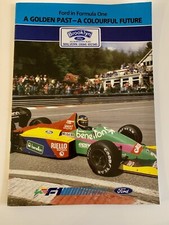 Ford In Formula One  20 Yrs in Grand Prix Anniversary Brochure/Magazine  1987  