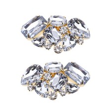 2X Shoe Clips Charm Rhinestone