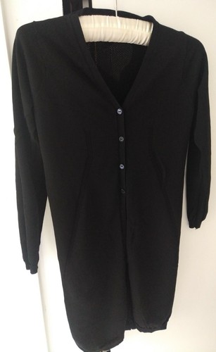 Black long cardigan twin - black, twin-set