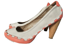 Terra Plana Marilyn Platforms Heels Leather Size 7 UK 41 EU Natural Materials 