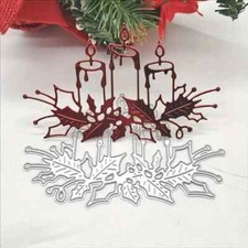 ??  CHRISTMAS CANDLES METAL DIE CUTTING CUTTER FOR EMBELLISHMENT