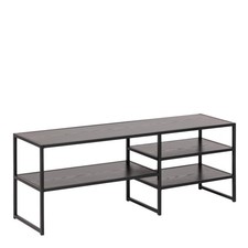 Black Metal Open TV Unit 3