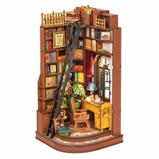 Rolife Silent Corner Study DIY Book Nook & Wonderland Shelf Insert 3D Puzzle