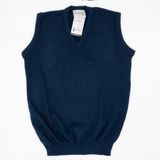 Balmoral Knitted V-Neck Navy