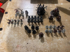 Warhammer 40K Chaos Space Marine Second Hand Army (Partially Painted)