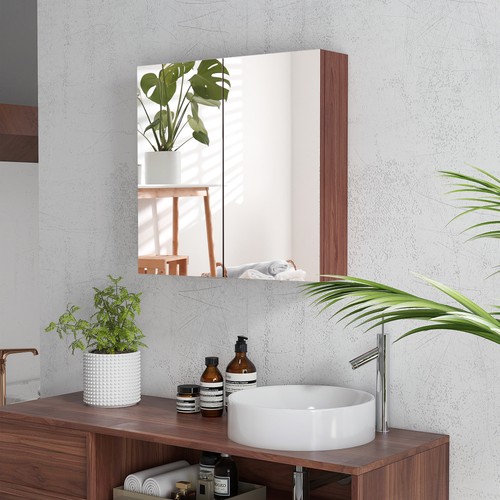 Double door bathroom - bathroom, mirrored