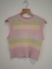 Zara Knitted Vest Jumper Size