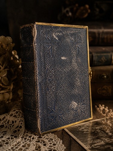 Antique victorian family bible - victorian,