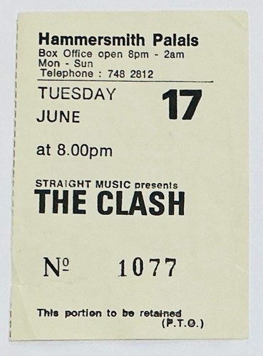 Clash original used concert - used,