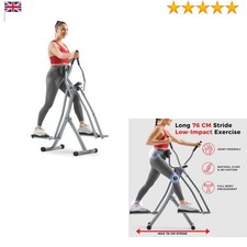 Sunny Health & Fitness 2-in-1 Elliptical Cross Trainer, Compact, Full-Body, L...