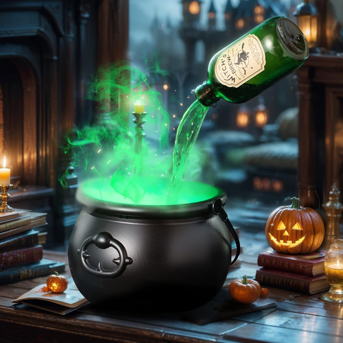 Halloween witch bucket - witch,