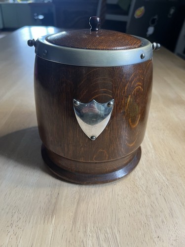 Antique oak british biscuit - british,